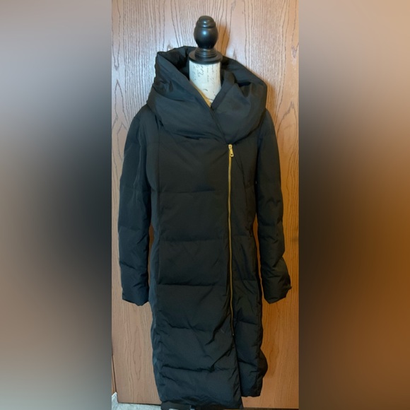 Portrait collar puffer coat - Picture 4 of 7